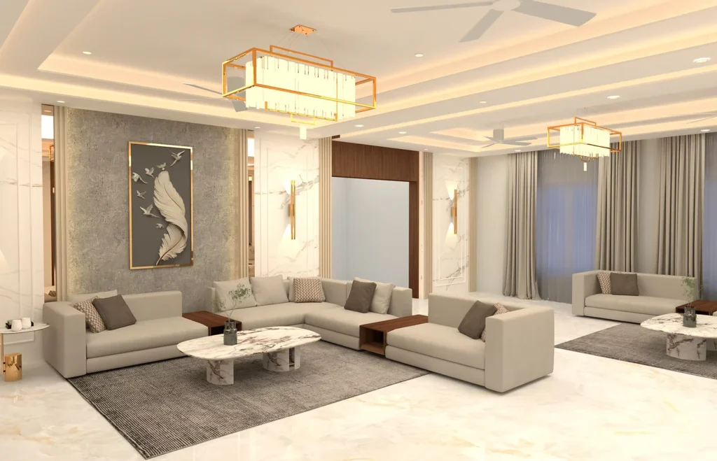 Home living room interior